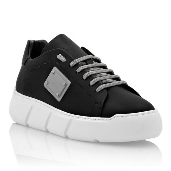 PHILIPP PLEIN Lo-Top Sneakers Istitutional, Size 43 - Picture 1 of 17
